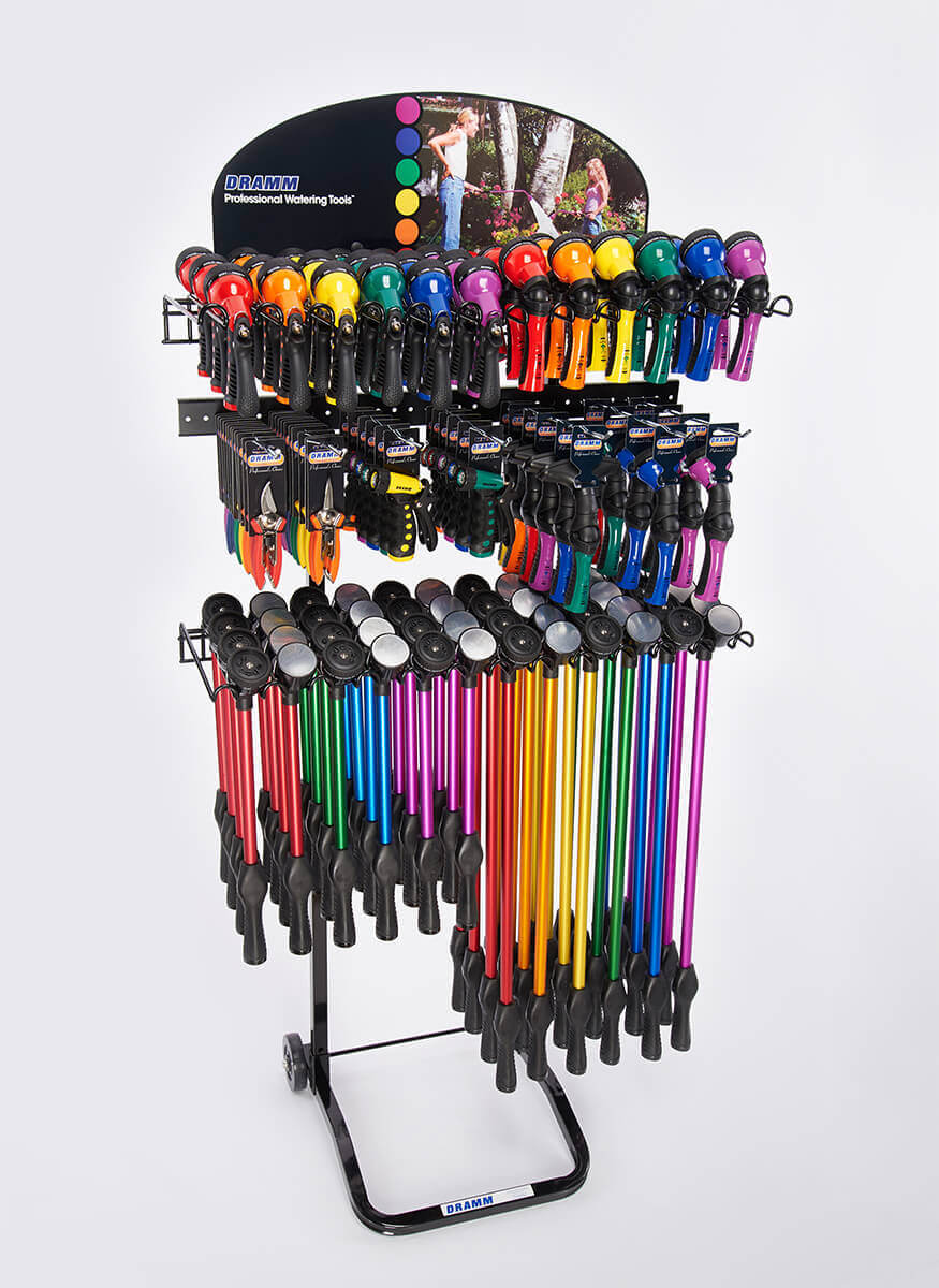 RainSelect Rain Wands / OneTouch Rain Wands / Revolution / Revolver / Hand Watering Tools / Cutting tools Display