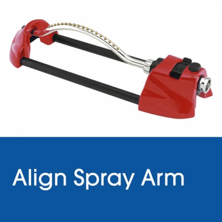 Align Spray Arm on a Dramm Oscillating Sprinkler